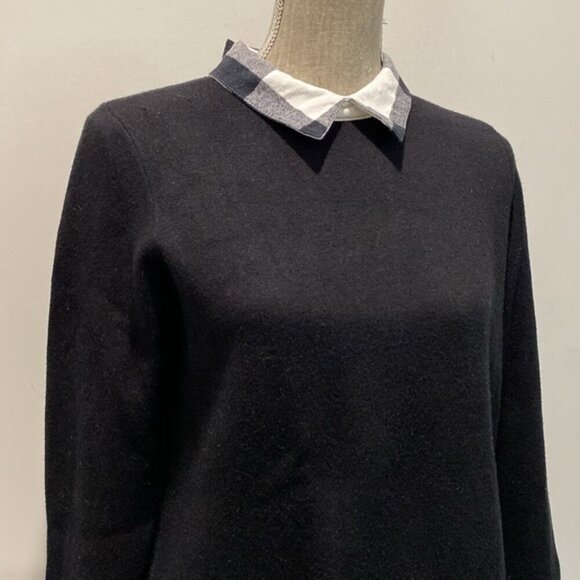 Adrienne Vittadini Black & White Sweater Size Medium - Picture 2 of 15